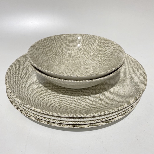 DINNERWARE, 1950s Bowl or Plate - Texture Design